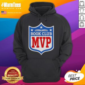 Official Book Club MVP Logo Hoodie featuring a stylish design for book lovers and club members.