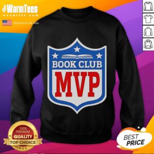Alt Text: Official Book Club MVP Logo Sweatshirt featuring a cozy design and vibrant logo for book lovers and club members.