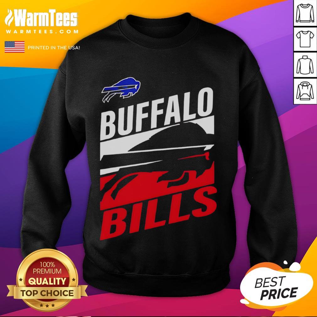 Official Buffalo Bills Royal Teamwork Sweatshirt featuring vibrant team colors and logo, perfect for fans and game day.