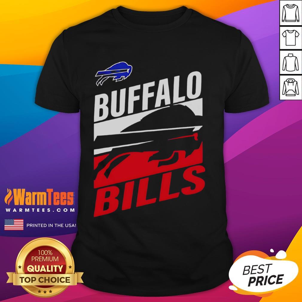 Official Buffalo Bills Royal Teamwork T-Shirt showcasing team colors and logo, perfect for fans supporting their team.