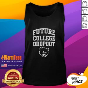 Official Future College Dropout Bear Tank Top featuring a playful bear graphic, perfect for casual and trendy outfits.