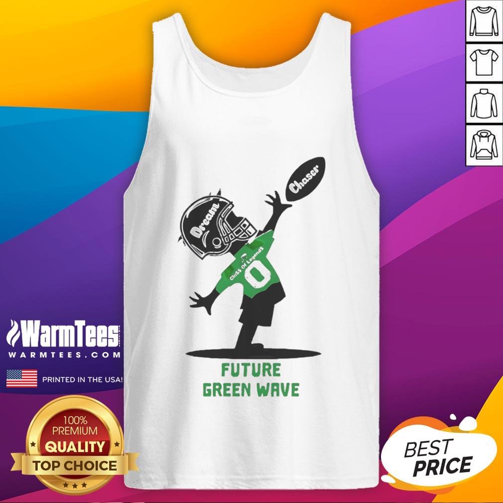 Official Future Green Wave Dream Chaser Class of Legends tank top featuring vibrant design and comfortable fit.