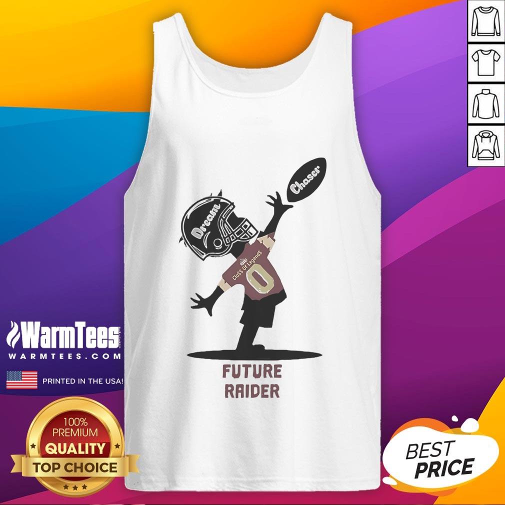 Official Future Raider Dream Chaser Class of Legends tank top featuring vibrant design and bold graphics for stylish fans.