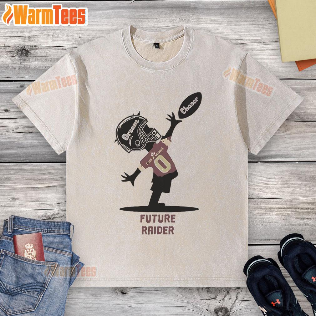 Official Future Raider Dream Chaser Class of Legends washed t-shirt in vintage style, perfect for casual wear.