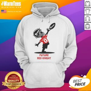 Alt Text: Official Future Red Knight Dream Chaser Class of Legends Hoodie featuring vibrant red design and stylish logo.