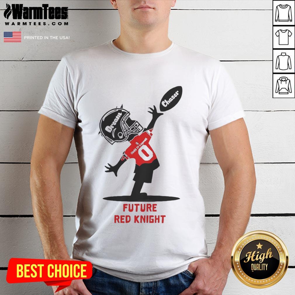 Official Future Red Knight Dream Chaser Class Of Legends T-Shirt featuring vibrant graphics and a stylish design.