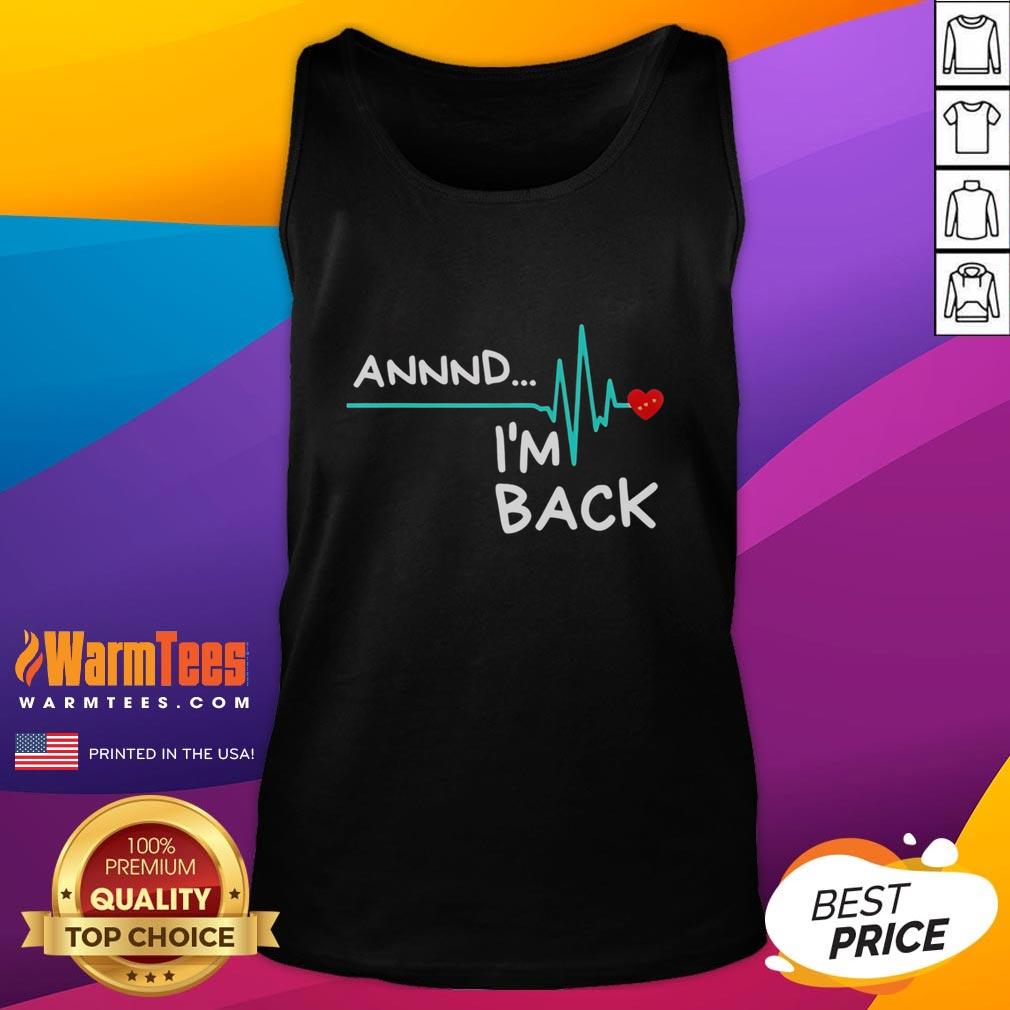 Heart Attack Survivor Tank Top: Stylish design celebrating resilience and recovery, perfect for fitness and wellness enthusiasts.