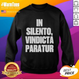 Alt Text: Official In Silento Vindicta Paratur Sweatshirt featuring a stylish design and vibrant colors for casual wear.