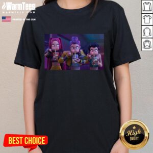 Official Mira Rumi & Zoey Eating Ramyeon Angrily T-Shirt - WarmTees