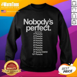 Official Nobody's Perfect Men's 1983 Porsche Sweatshirt featuring a vintage design and comfortable fit.