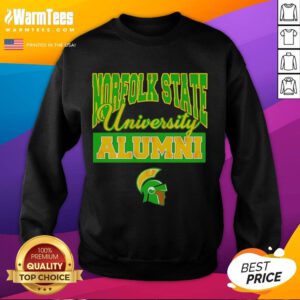 Alt Text: Official Norfolk State University 1935 alumni logo sweatshirt featuring a classic design and school colors.