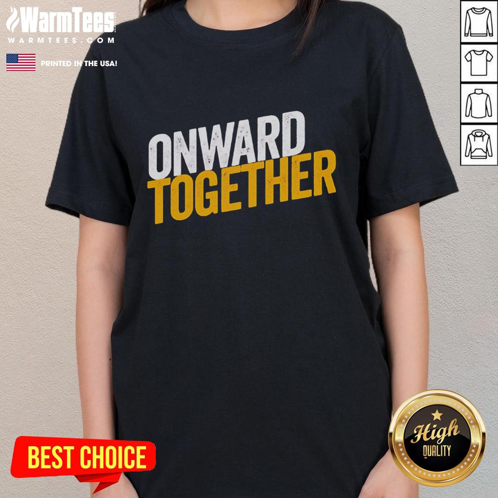 Official Onward Together NKU ladies tee featuring vibrant design and comfortable fit, perfect for Northern Kentucky fans.