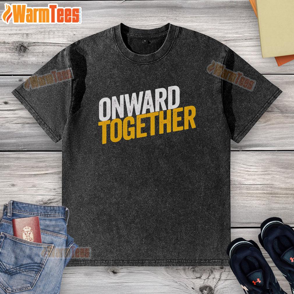 Official Onward Together NKU washed t-shirt featuring a stylish design and comfortable fit for Northern Kentucky University fans.
