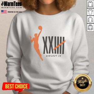 Official Philadelphia 76ers WNBA sweatshirt featuring team logo and vibrant colors, perfect for fans and casual wear.