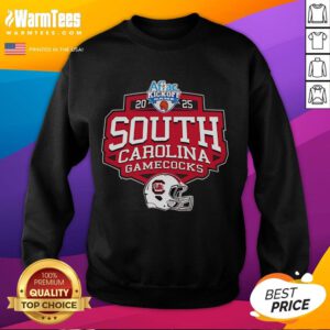 Official South Carolina Gamecocks 2025 Aflac Kickoff Game 2 sweatshirt featuring team logo and vibrant colors.