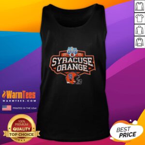 Alt Text: Official Syracuse Orange 2025 Aflac Kickoff Game 1 tank top featuring team colors and logo for game day style.