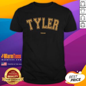 Official Tyler Texas Sports College Style t-shirt featuring bold graphics and a comfortable fit for fans and students.