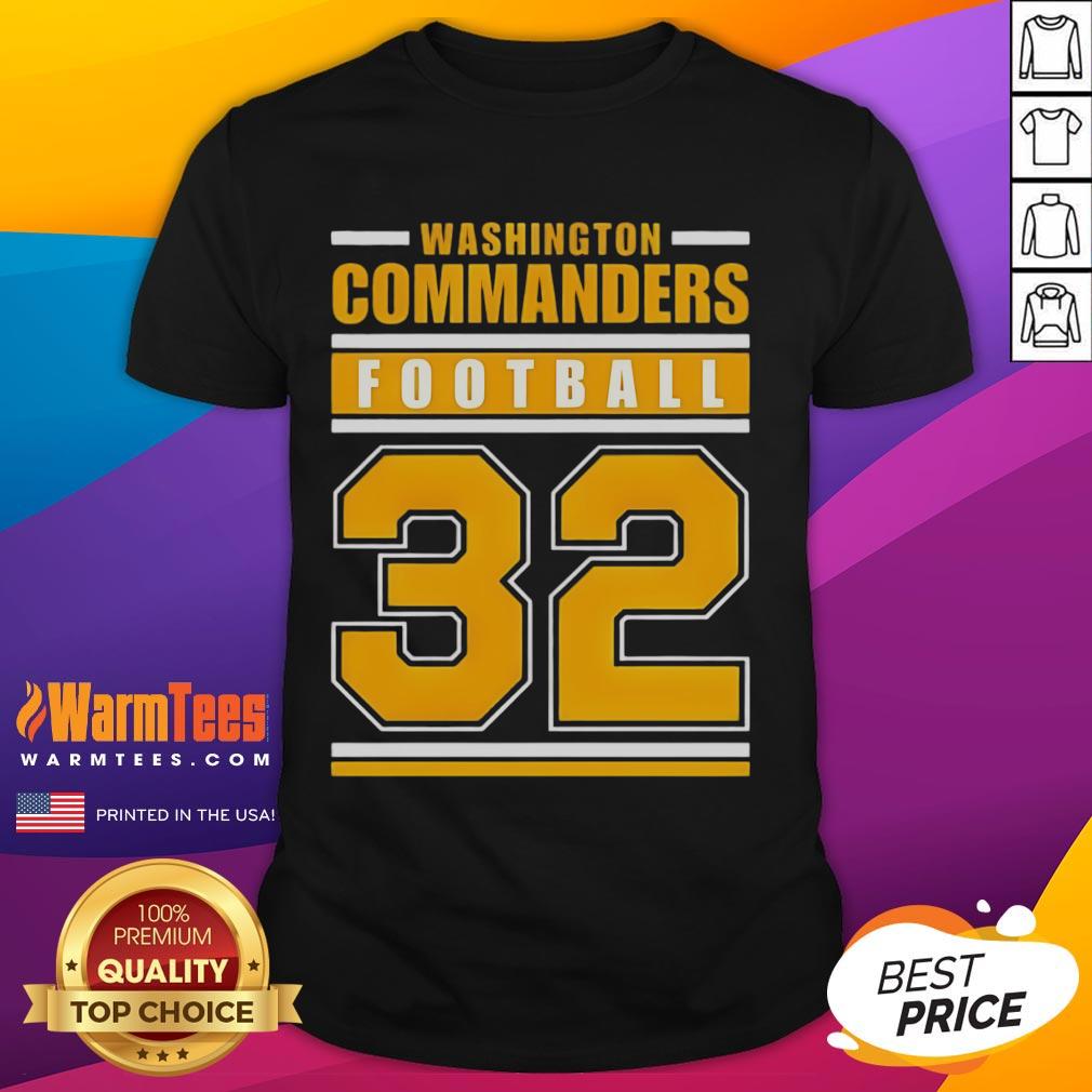 Alt Text: Official Washington Commanders Football Club t-shirt for sports lovers, established 1932, showcasing team pride.