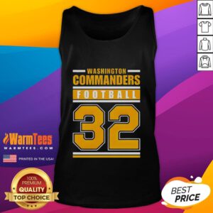 Official Washington Commanders Football Club tank top for sport lovers, established 1932, perfect for game day wear.