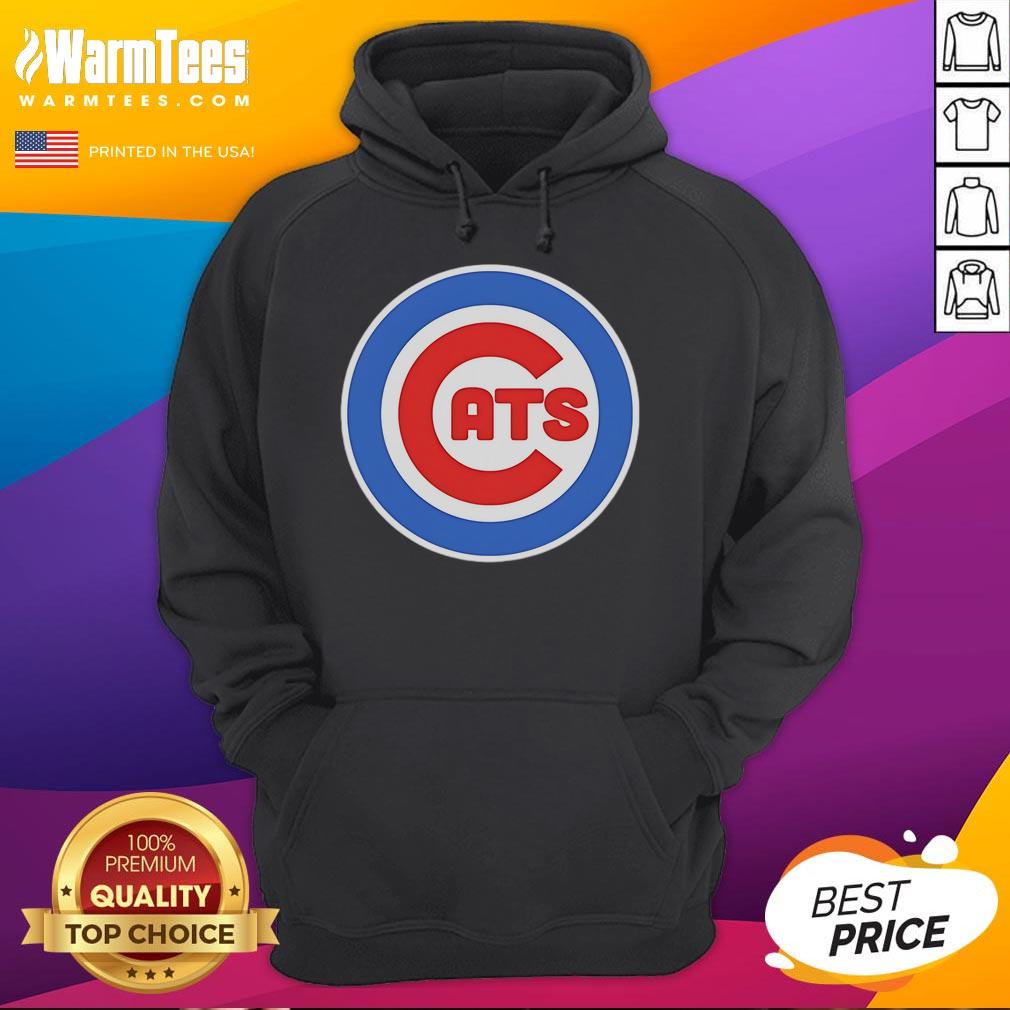 Premium Chicago Cubs hoodie featuring cats design, perfect for baseball fans and cozy casual wear.