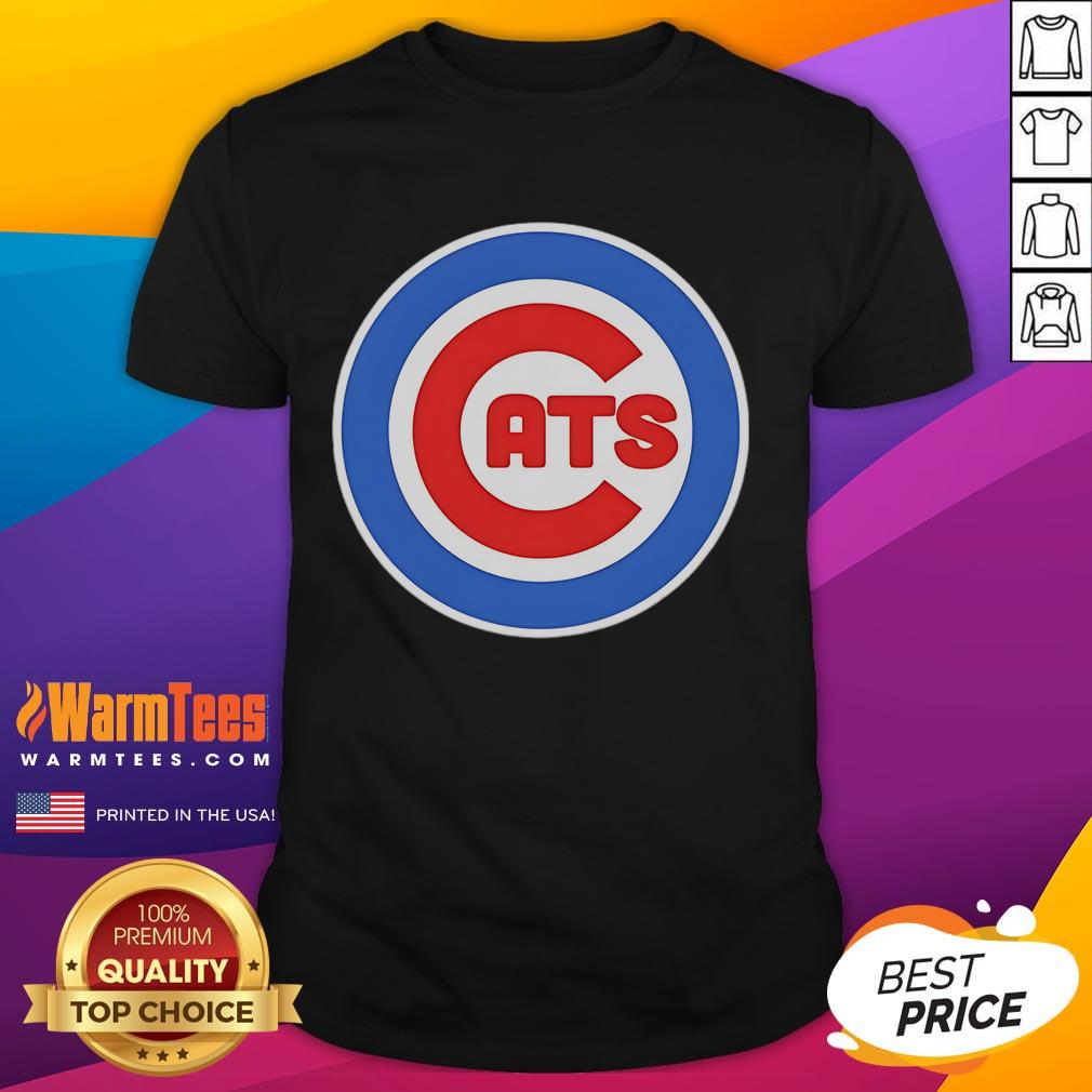 Premium Cats Baseball Chicago Cubs T-Shirt featuring team logo and vibrant colors, perfect for Cubs fans.