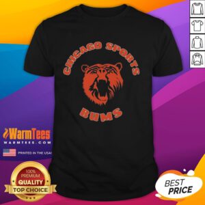 Premium Chicago Bears Sports Bums T-Shirt featuring vibrant team colors and logo, perfect for fans and casual wear.