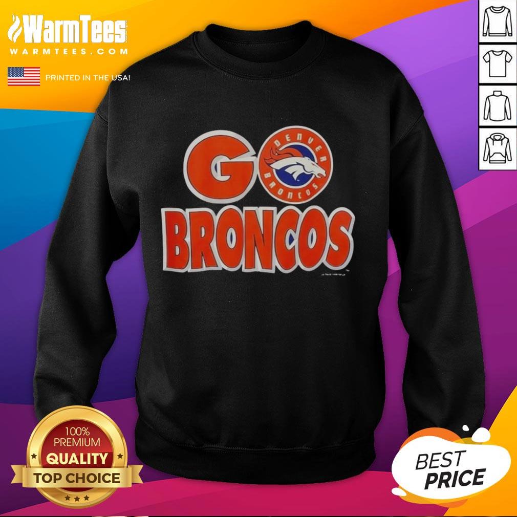 Vintage NFL sweatshirt featuring the 1998 Denver Broncos football roster, celebrating premium team heritage.