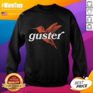 Premium Guster Hummingbird Sweatshirt featuring vibrant hummingbird design on cozy fabric, perfect for casual wear.