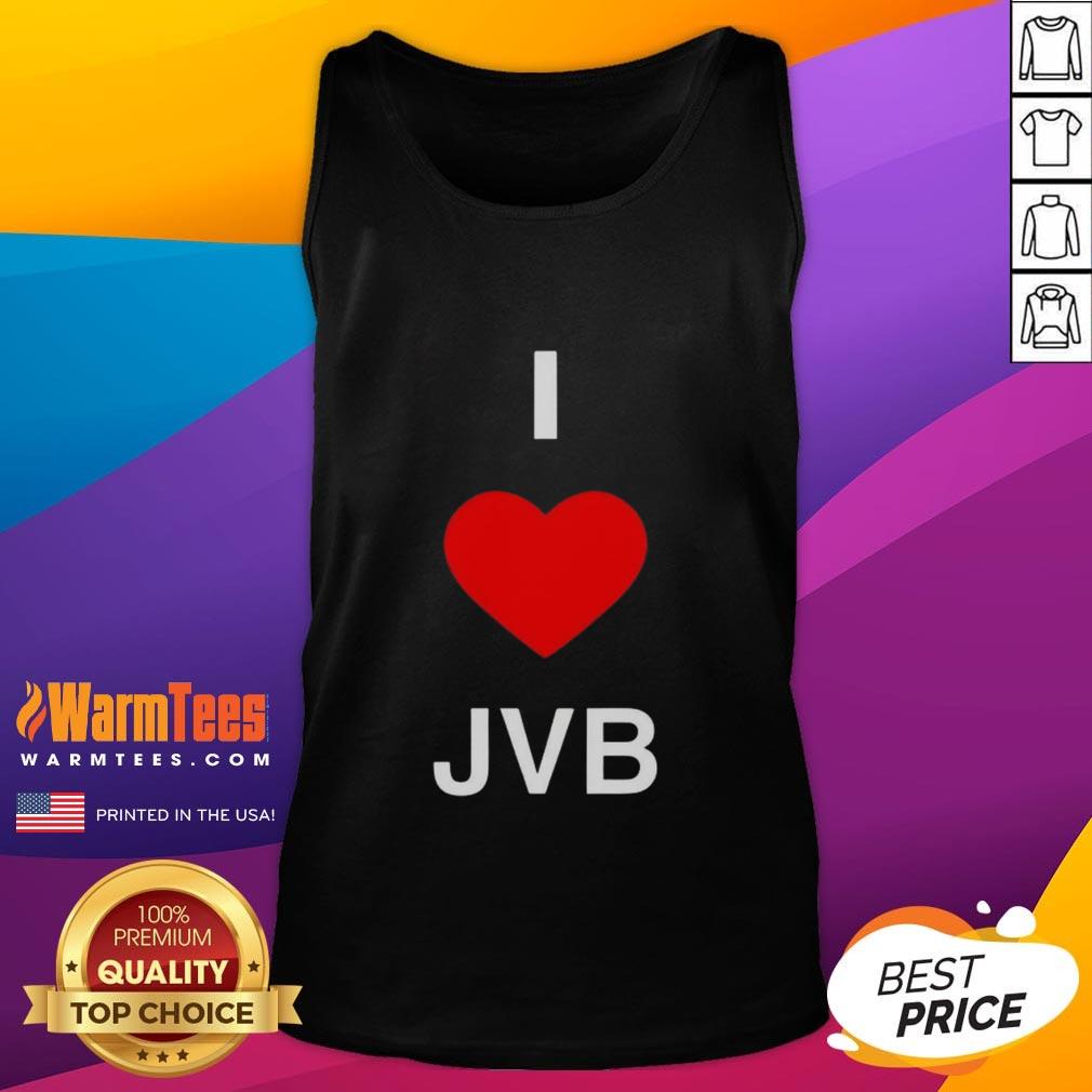 Premium I Love JVB Tank Top in stylish design, perfect for casual wear and expressing your love for JVB.