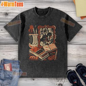 Premium Put Me In My Coffin Retro Washed T-Shirt featuring vintage design and soft fabric, perfect for casual wear.