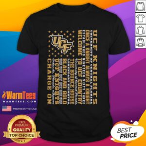 Alt Text: Premium UCF Knights University of Central Florida Once A Knight Always Knight T-Shirt in black with logo design.