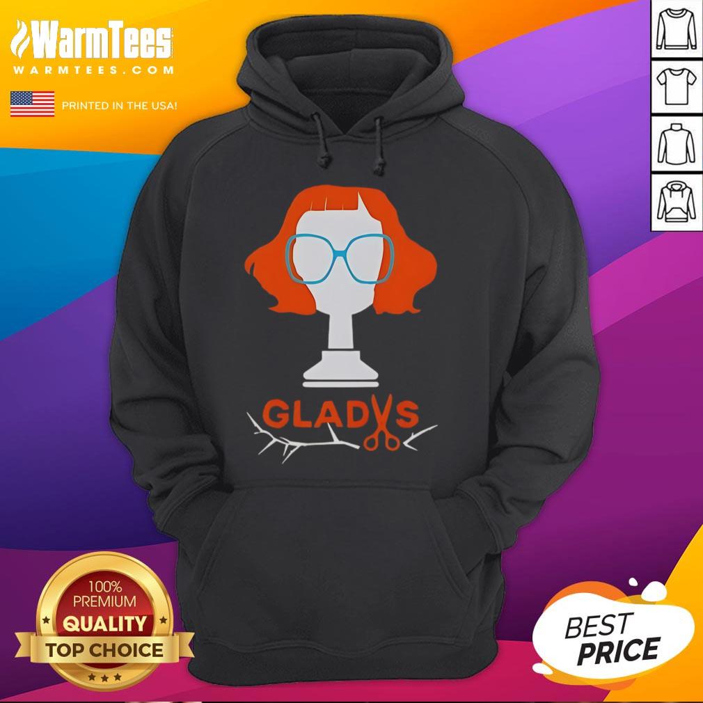 Pretty Weapons Aunt Gladys hoodie featuring vibrant graphics and a comfortable fit, perfect for casual wear.