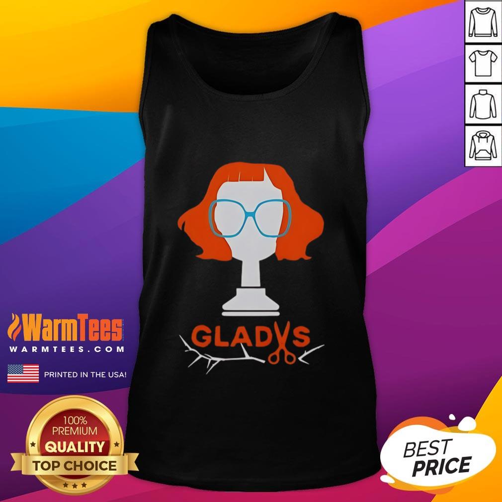 Stylish Aunt Gladys tank top featuring a unique Pretty Weapons design, perfect for casual wear and expressing individuality.