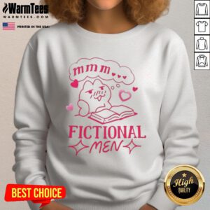 Cozy Top Cat Mmm Fictional Men sweatshirt featuring a playful cat design, perfect for casual wear and cat lovers.