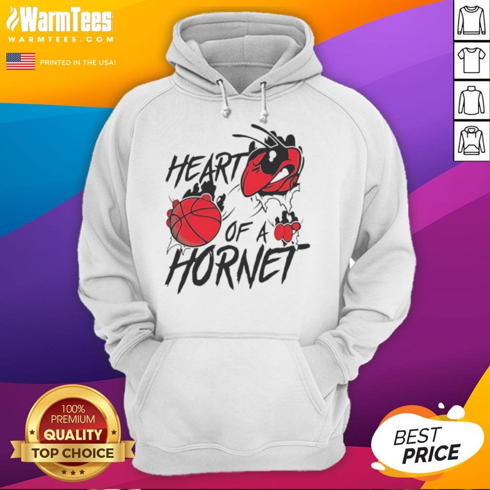 Top Charlotte Hornets Heart of a Hornet hoodie featuring vibrant team colors and logo, perfect for fans.