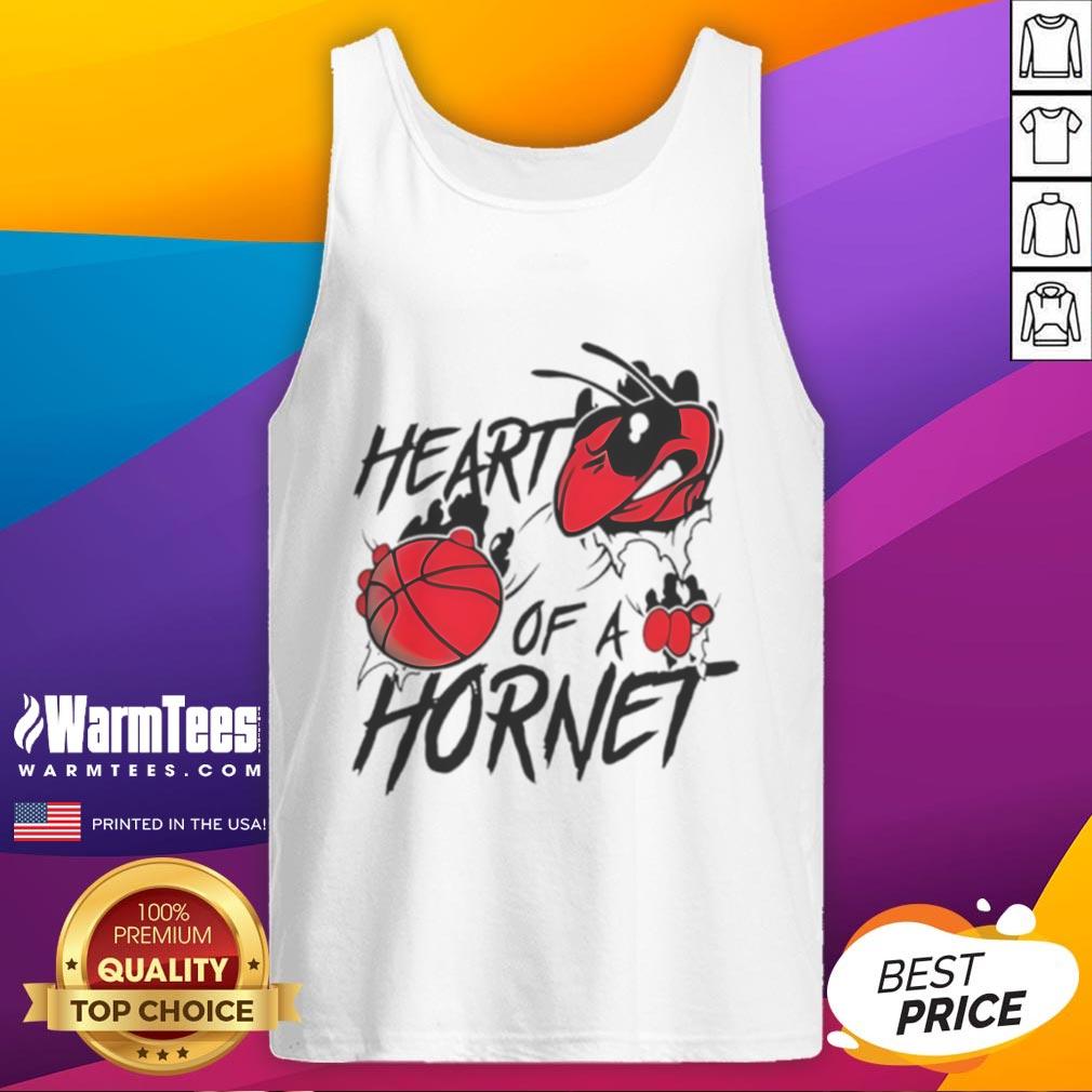 Top Charlotte Hornets Heart of a Hornet tank top showcasing team colors and logo, perfect for fans.