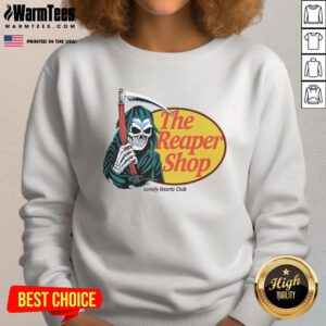 Top Lonely Hearts Club The Reaper Sweatshirt featuring a unique design and cozy fit for casual wear.