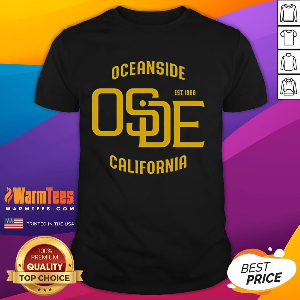Top Oceanside California T-Shirt featuring vibrant beach graphics and a stylish design perfect for ocean lovers.