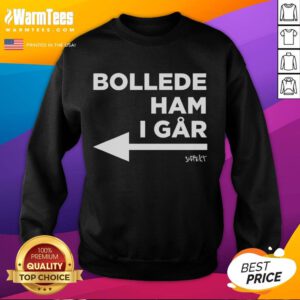 Top Princess Isabella wearing Bollede Ham I Gar sweatshirt, showcasing stylish design and vibrant colors.