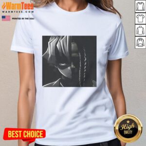 Awesome Zenitsu X Von Big Face Ladies Tee featuring vibrant graphics and a stylish design for anime fans.