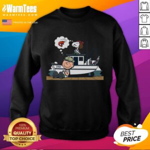 Adorable Cute Shrimp Nuts Peanuts Snoopy sweatshirt featuring a colorful design, perfect for cozy casual wear.