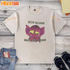 Funny Zoe Roarz Can't Get Right washed t-shirt featuring a playful design and vibrant colors, perfect for casual wear.
