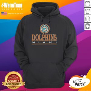 Stylish Good Miami Dolphins Crest Hoodie featuring the team logo, perfect for fans and cozy game day wear.