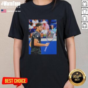 Hot Taylor Fritz US Open Tennis 2025 Ladies Tee featuring vibrant design and stylish cut, perfect for tennis fans.
