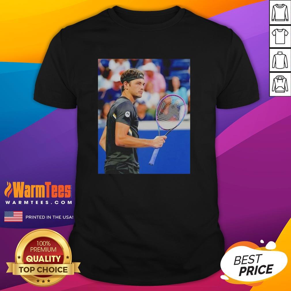 Hot Taylor Fritz US Open Tennis 2025 T-Shirt featuring vibrant design and sporty style for tennis fans.