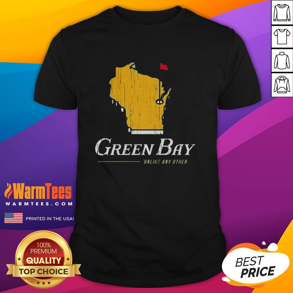 Stylish Green Bay Packers T-shirt featuring a unique design, perfect for fans who want to stand out on game day.