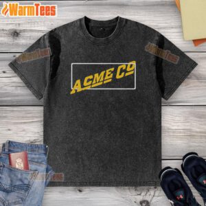 Vintage washed t-shirt from Nice Acme Co, featuring a classic design and soft fabric, perfect for casual wear.