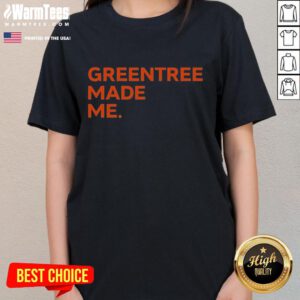 Nice Green Tree Ladies Tee featuring a stylish design, perfect for casual wear and nature lovers.