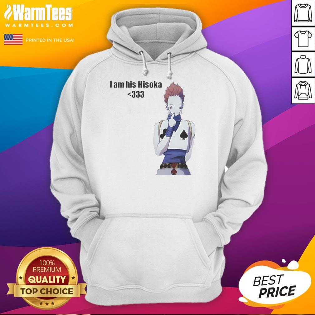 Alt Text: Nice I Am His Hisoka Hoodie featuring a vibrant design inspired by the popular anime character Hisoka.