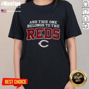 Official Cincinnati Reds ladies tee featuring team logo and vibrant design, perfect for female fans and game day wear.